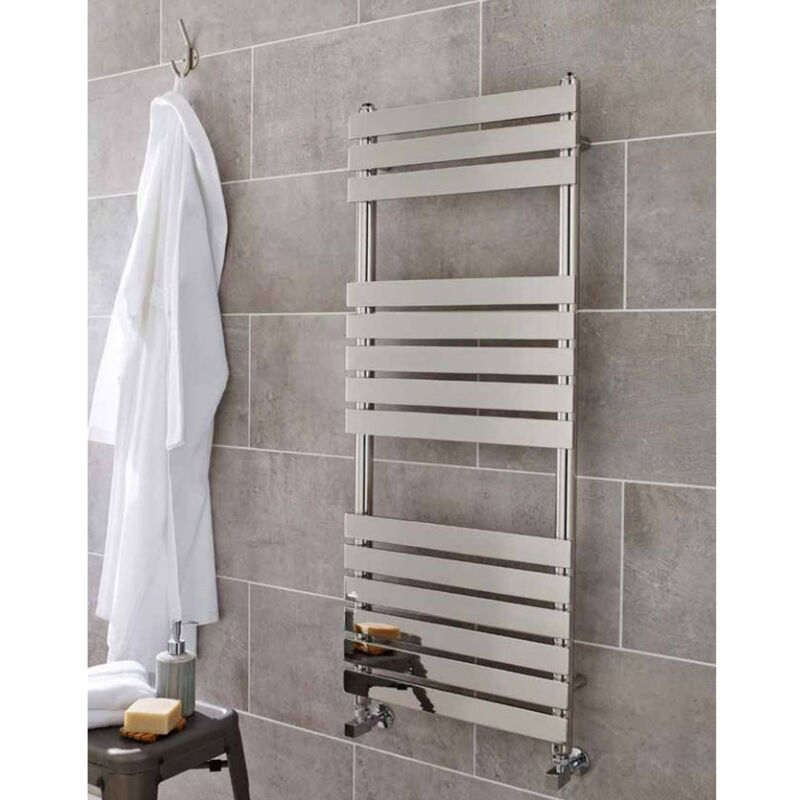 Kartell Memphis Chrome 1200mm x 600mm Designer Towel Rail - MEM600-1200
