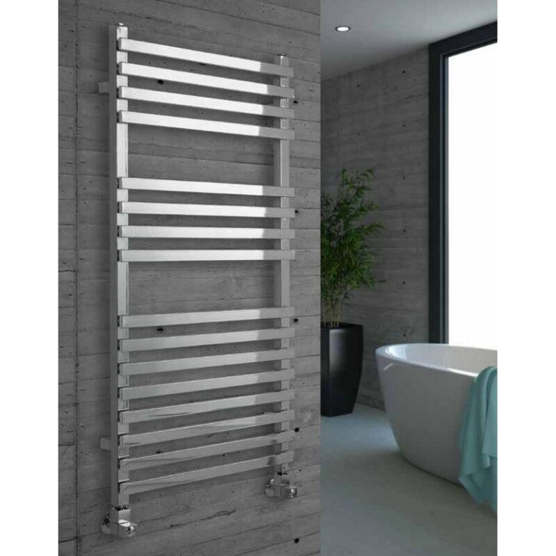 Kartell Mode Chrome 1200mm x 600mm Designer Towel Rail - MOD500-1200C