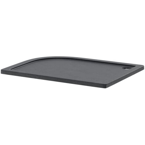 Wholesale Domestic Pearlstone Slate 1200mm x 900mm x 40mm Right Hand Offset Quadrant Shower Tray (1/4)