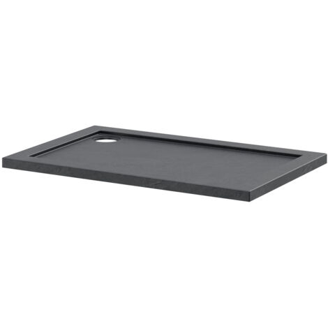 Pearlstone Slate 1100mm x 700mm x 40mm Rectangular Shower Tray (1/4)