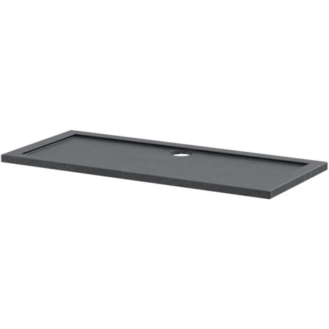 Pearlstone Slate 1600mm x 700mm x 40mm Rectangular Shower Tray (1/4)