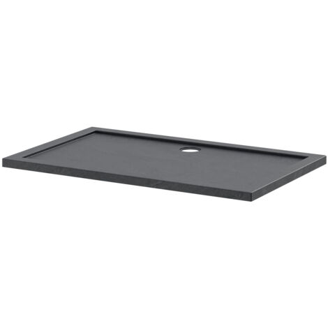 Pearlstone Slate 1300mm x 800mm x 40mm Rectangular Shower Tray (1/4)