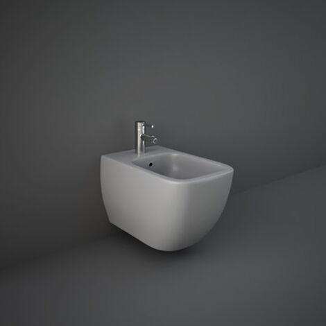 RAK Feeling Matt Grey Wall Hung Bidet - MP07503A (1/2)