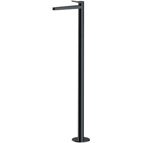 RAK Petit Round Matt Black Floorstanding Basin Mixer Tap - RAKPER3030B (1/3)