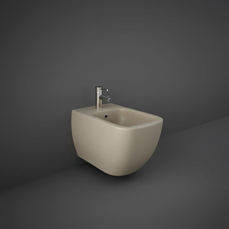 RAK Feeling Matt Cappuccino Wall Hung Bidet - MP07514A (1/2)