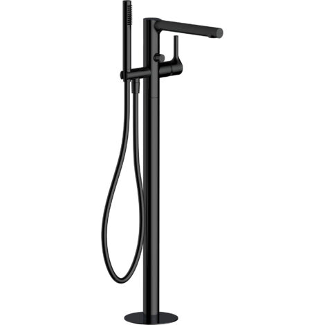 RAK Sorrento Matt Black Freestanding Bath Shower Mixer Tap - RAKSOR3014B