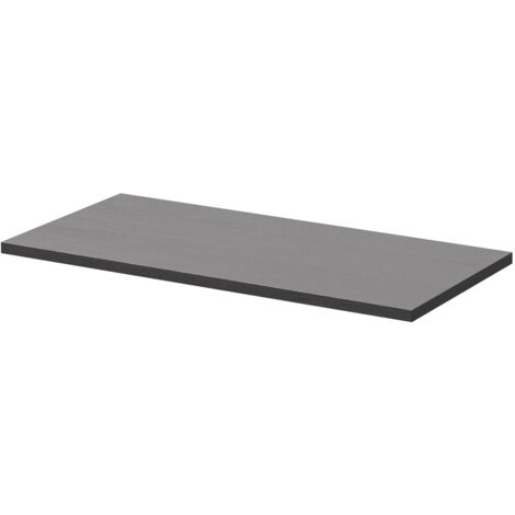 Montego graphite grey MFC laminate worktop 805mm x 390mm x 18mm – Durable surface for easy cleaning – 5-year guarantee included – Wholesale Domestic (1/5)