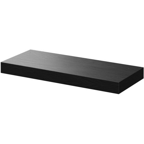 Napoli Nero Oak 30cm Floating Bathroom Shelf