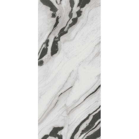 RAK Panda White Full Lappato 60cm x 120cm Porcelain Wall and Floor Tile - AGB12PDMBWHEZHSS5P