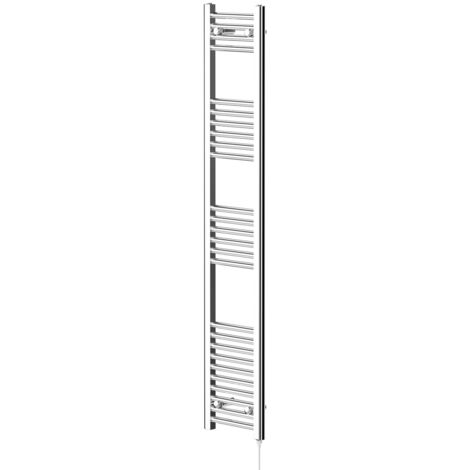 Wholesale Domestic Pizarro Chrome 1600mm x 300mm Straight Electric Heated Towel Rail (1/5)