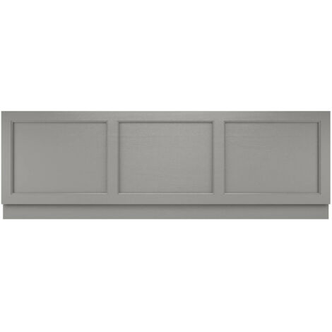 Old London Storm Grey Woodgrain 1700mm Bath Front Panel - LOP205 (1/2)