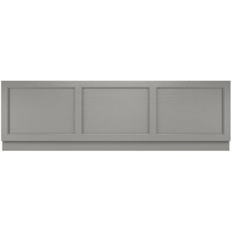 Old London Storm Grey Woodgrain 1800mm Bath Front Panel - LOP207 (1/2)