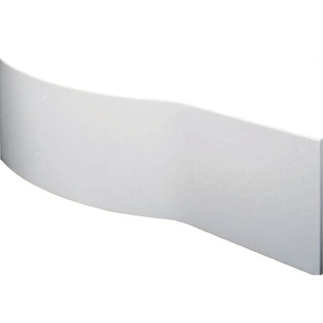 Nuie White 1700mm B Shape Front Bath Panel - WBB200