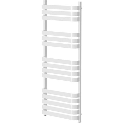 Wholesale Domestic Vasco White 1200mm x 500mm Heated Towel Rail (1/5)