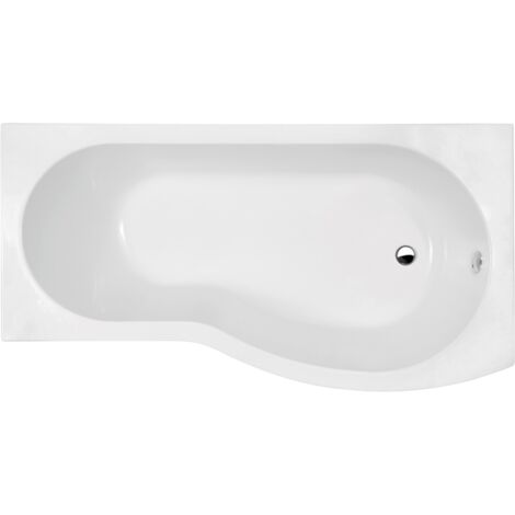 Nuie 1700mm x 900mm Right Hand B Shape Shower Bath - WBB1785R (1/4)