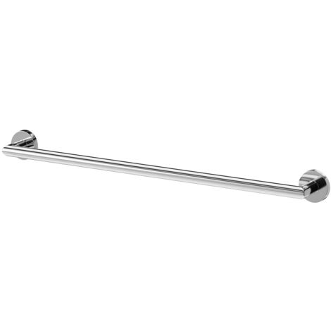 Orbit Polished Chrome 600mm Wall Mounted Single Towel Rail (1/5)