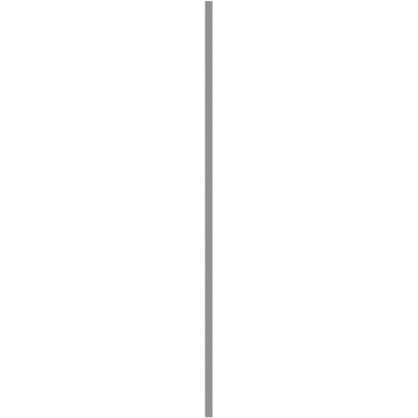 Pacco 8mm Polished Chrome 1850mm Decorative End Profile