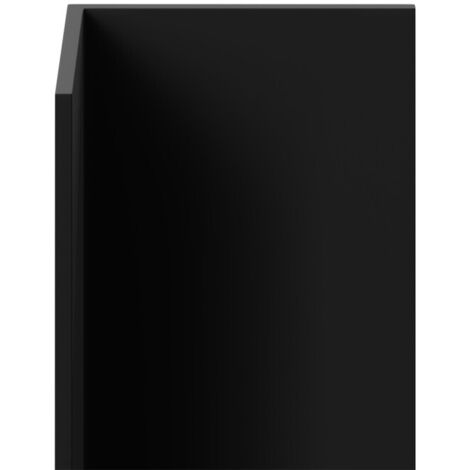 WholePanel Black 25mm Rigid PVC Angle Profile Corner Trim