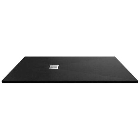 Nuie Slate Black 1700mm x 900mm Slimline Rectangular Shower Tray - NLT91064