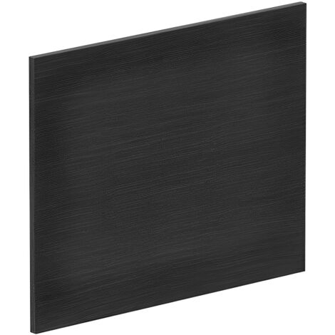 Nuie Charcoal Black Woodgrain 700mm Shower Bath End Panel - MPD631N (1/2)