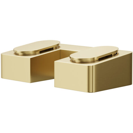 Colore 8mm Brushed Brass Support Retainer Foot