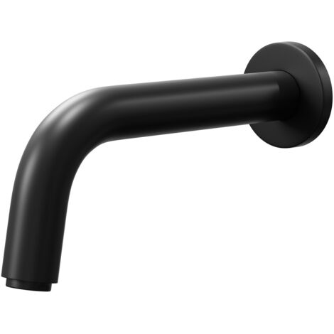 Colore Matt Black Round Bath Spout