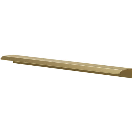 Colore Brushed Brass 300mm Finger Pull Handle (1/5)