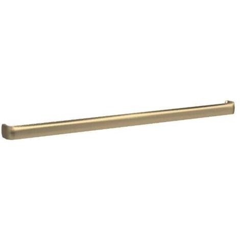 Nuie Brushed Brass 328mm D Shaped Furniture Handle with 320mm Hole Centres - H320 (1/4)
