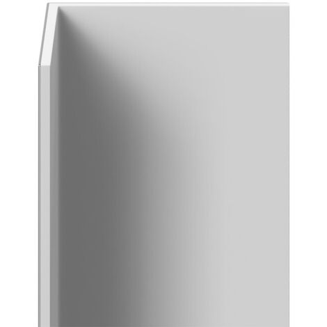 WholePanel Chrome 25mm Rigid PVC Angle Profile Corner Trim