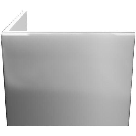WholePanel Chrome 25mm Rigid PVC Angle Profile Corner Trim
