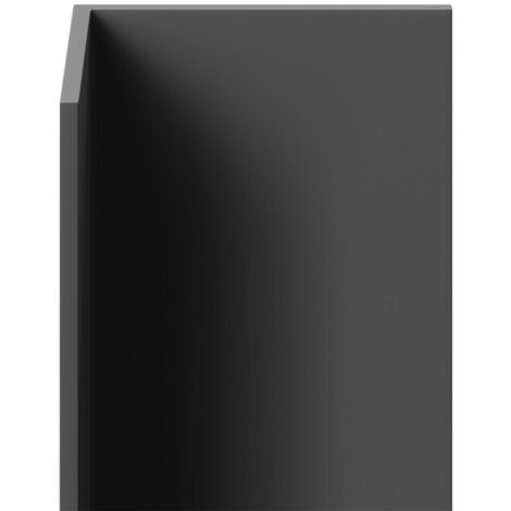 WholePanel Grey 25mm Rigid PVC Angle Profile Corner Trim