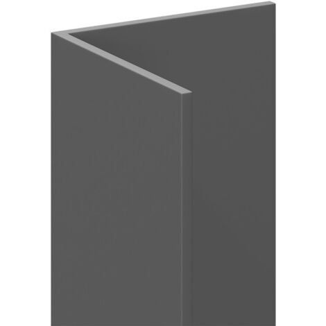 WholePanel Grey 25mm Rigid PVC Angle Profile Corner Trim