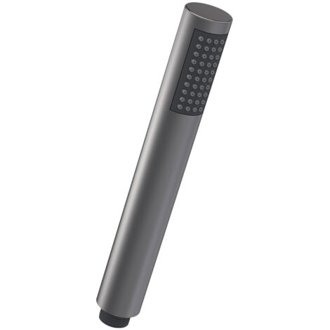 Nuie Brushed Pewter Round Easyclean Shower Handset - HO707 (1/2)