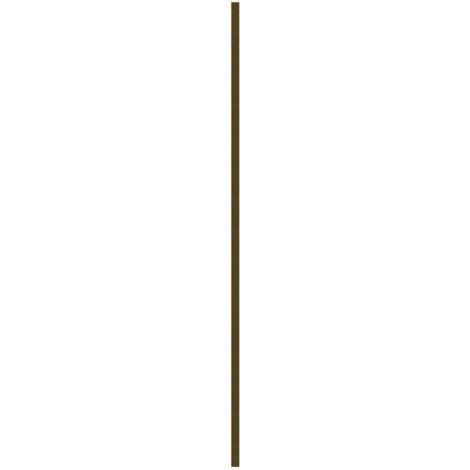 Colore 8mm Brushed Brass 1950mm Wall Channel