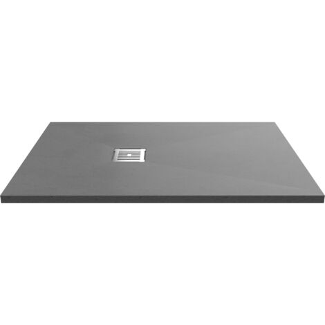 Nuie Slate Grey 1400mm x 900mm Slimline Rectangular Shower Tray - NLT71034