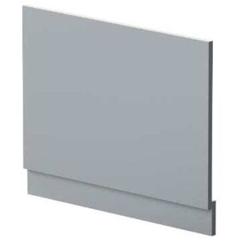 Nuie Satin Grey 700mm Bath End Panel with Plinth - MOF270 (1/4)