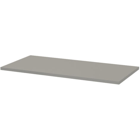 Nuie Satin Grey 800mm x 390mm Laminate Worktop - MWT280 (1/2)