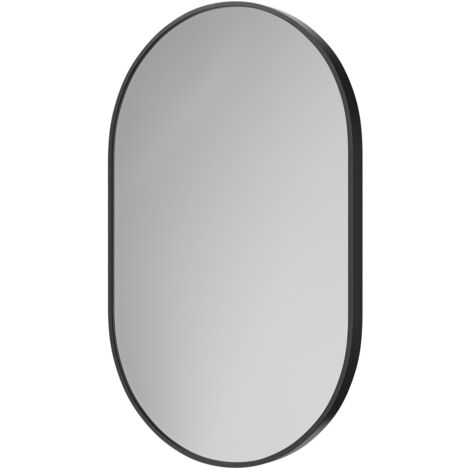 Wholesale Domestic Bamford Colore Matt Black Aluminium Frame 500mm x 800mm Mirror (1/5)