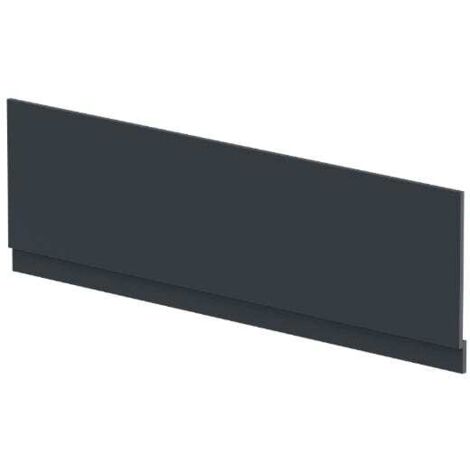 Hudson Reed Juno Straight Front Bath Panel and Plinth 560mm H x 1800mm W - Satin Anthracite