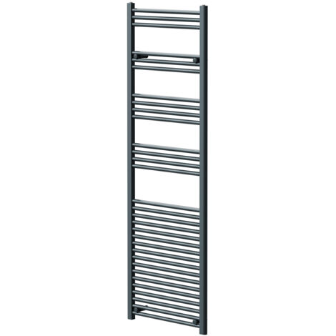 Wholesale Domestic Pizarro Anthracite 1800mm x 600mm Straight Heated Towel Rail (1/5)