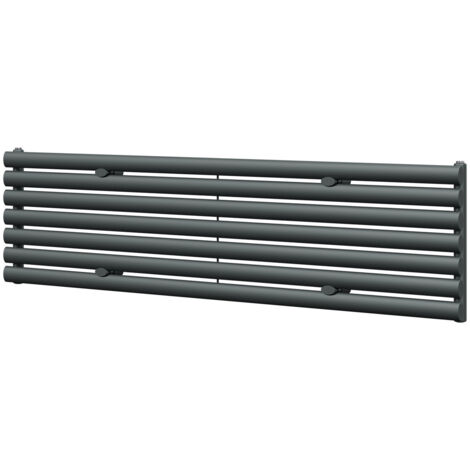 Boone Anthracite 420mm x 1800mm Horizontal Single Panel Radiator (1/5)