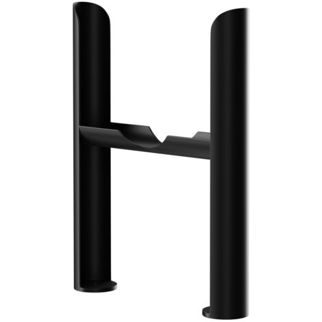 Colore Colosseum Matt Black Floor Mounting Feet for Quadruple Panel Radiators