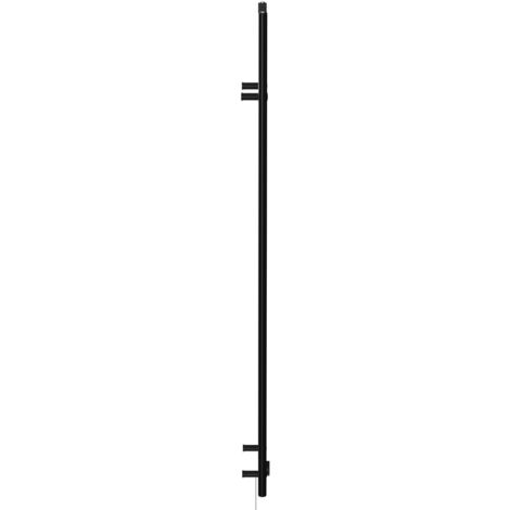 Wholesale Domestic Pizarro Colore Matt Black 1800mm x 400mm Straight Digital Thermostatic Electric Heated Towel Rail