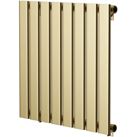 Wholesale Domestic Colore Hudson Brushed Brass 600mm x 604mm Single Panel Radiator