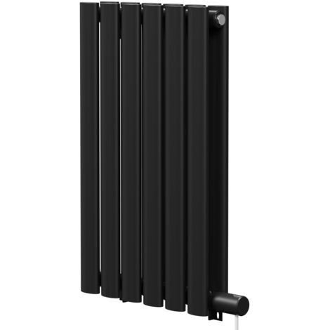 Boone Colore Matt Black 600mm x 360mm Horizontal Electric Double Panel Radiator (1/5)