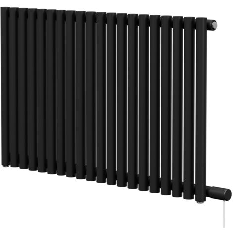 Wholesale Domestic Sinclair Colore Matt Black 600mm x 995mm Horizontal Single Panel Electric Radiator (1/5)
