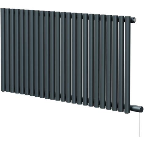Wholesale Domestic Sinclair Anthracite 600mm x 1195mm Horizontal Single Panel Electric Radiator (1/5)
