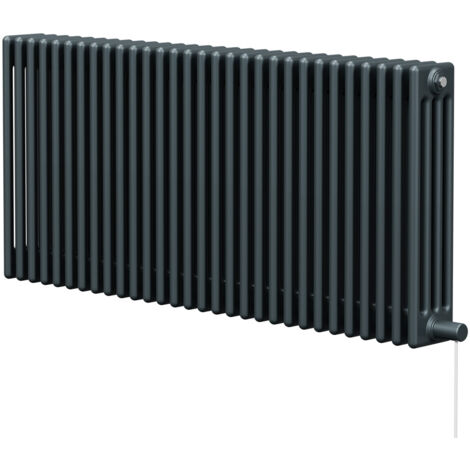 Wholesale Domestic Colosseum Anthracite 600mm x 1340mm Horizontal Electric Quadruple Column Radiator
