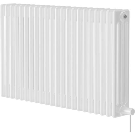 Wholesale Domestic Colosseum White 600mm x 988mm Horizontal Electric Quadruple Column Radiator (1/5)