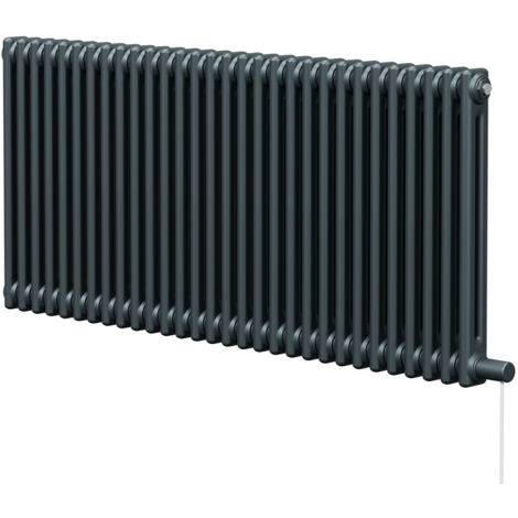 Wholesale Domestic Colosseum Anthracite 600mm x 1340mm Horizontal Electric Double Column Radiator (1/5)